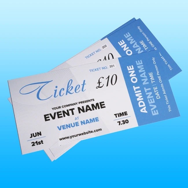Tickets Printing Wolverhampton