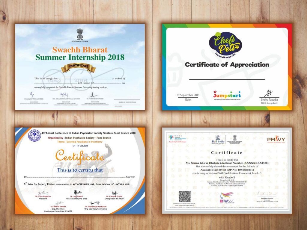 CERTIFICATE-PRINTING-WOLVERHAMPTON